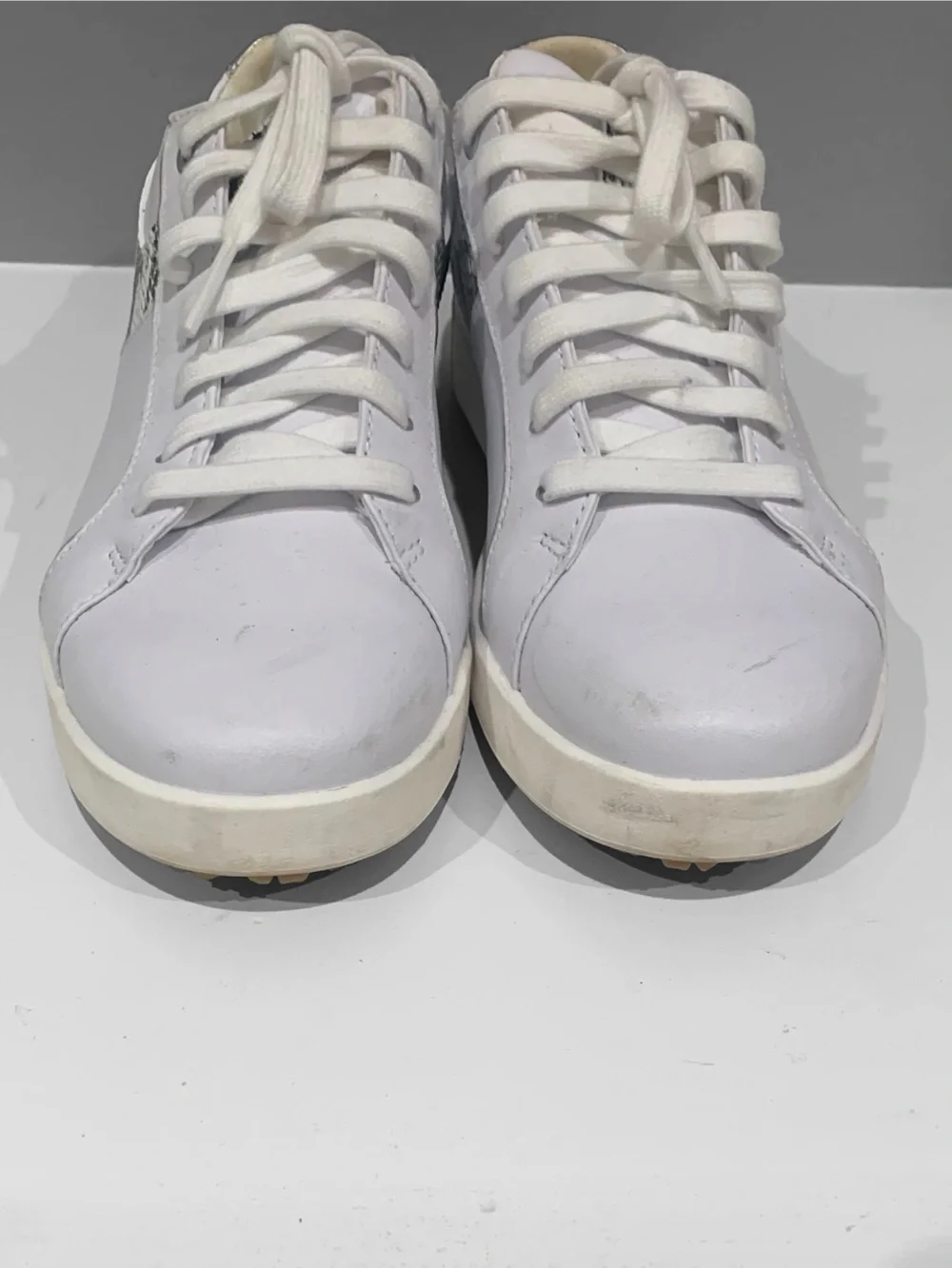 FootJoy Women’s Links Golf Shoes Spikeless Leather White Snake 7.5 - Picture 6 of 10